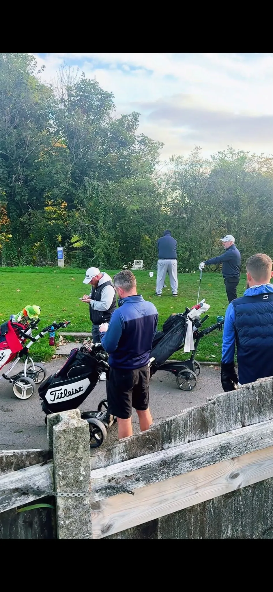 Golfers at Dudley Golf Club