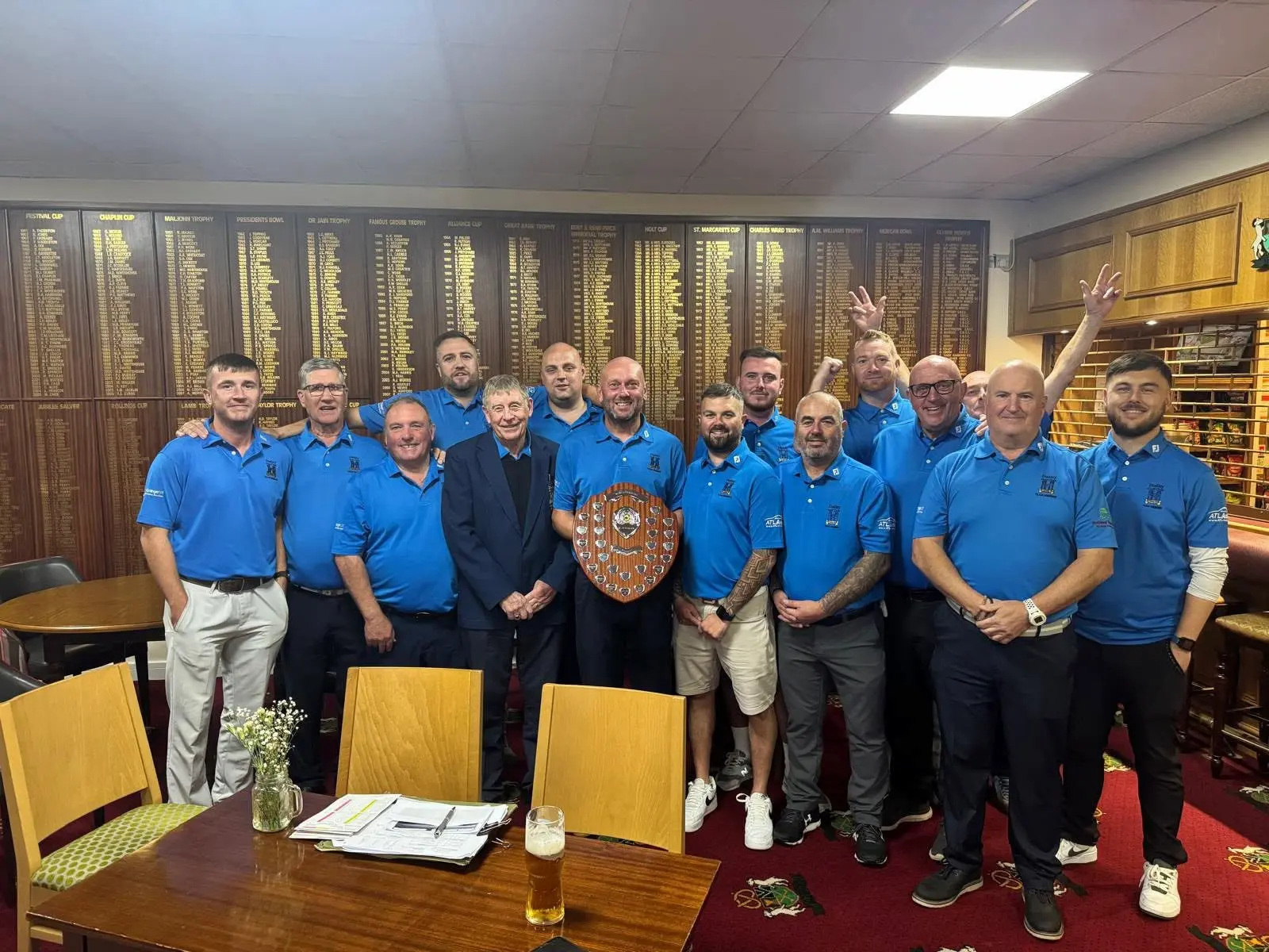 League winning team
